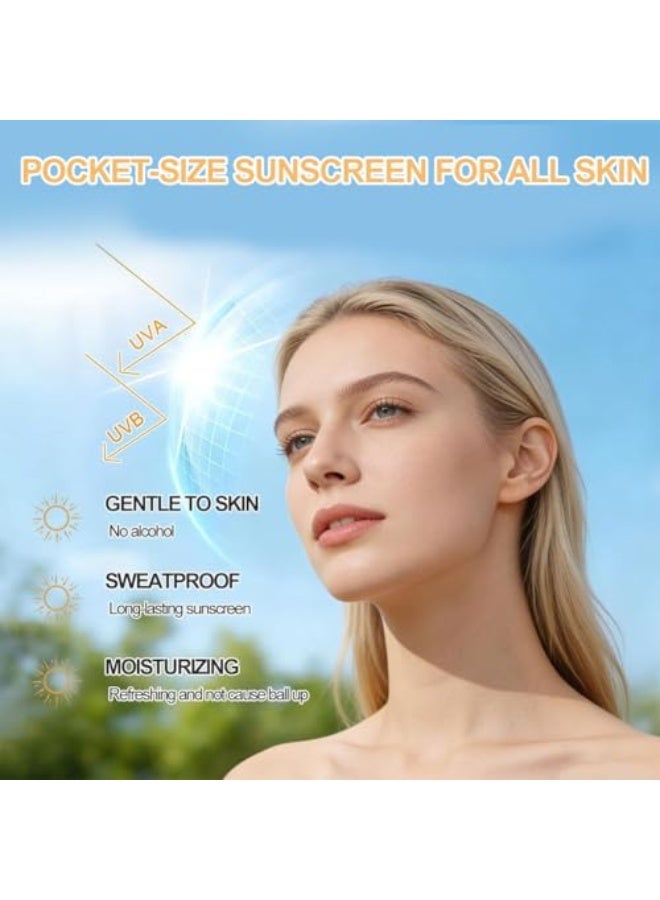 لايكو 15 حبة واقي شمس SPF 50+، كريم شمس صغير للوجه والجسم، حجم مثالي للسفر، واقي شمس بدون بقايا بيضاء، للوجه والجسم، مقاوم للماء، حماية خفيفة من الأشعة فوق البنفسجية للاستخدام اليومي، 2 جرام لكل حبة - Image 3