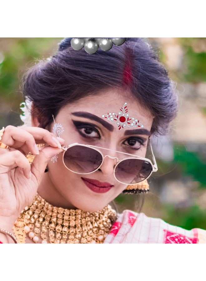 كوميت باسترز - بيندي زفاف بنغالي تقليدي للنساء (BIN1980) - Image 4