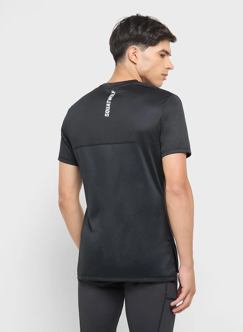 SQUATWOLF Contrast T-Shirt