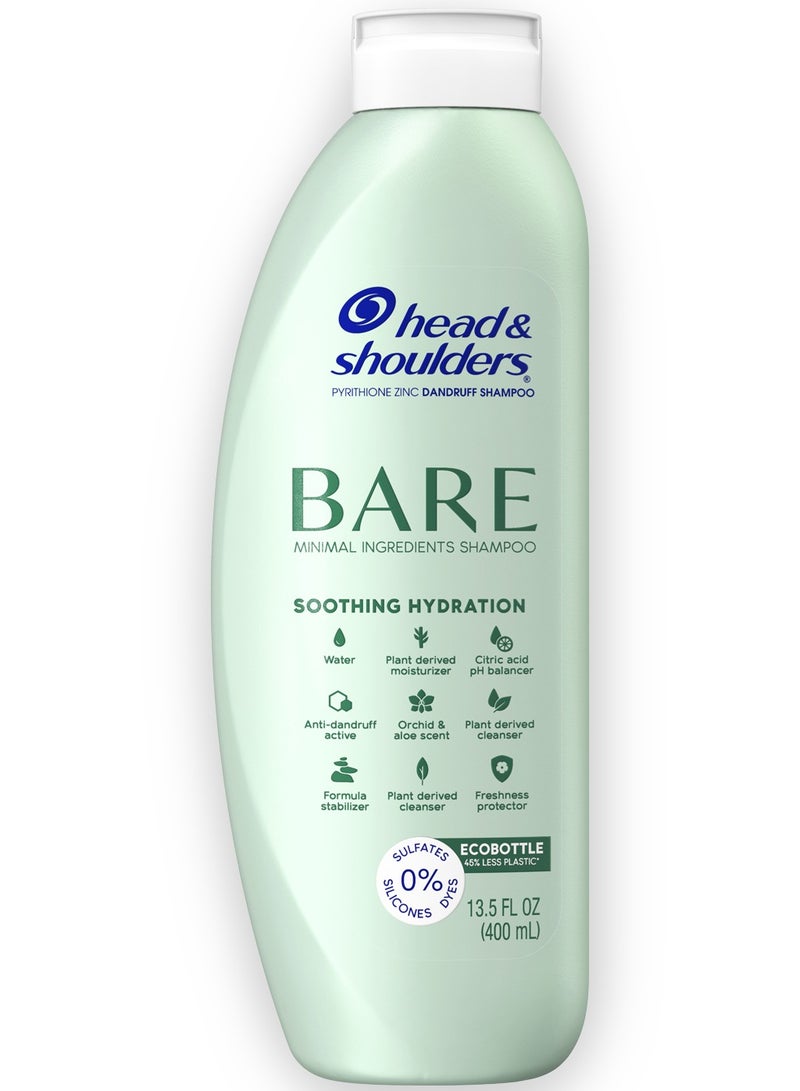 Bare Soothing Hydration Silicone-free Dandruff Shampoo 400ml