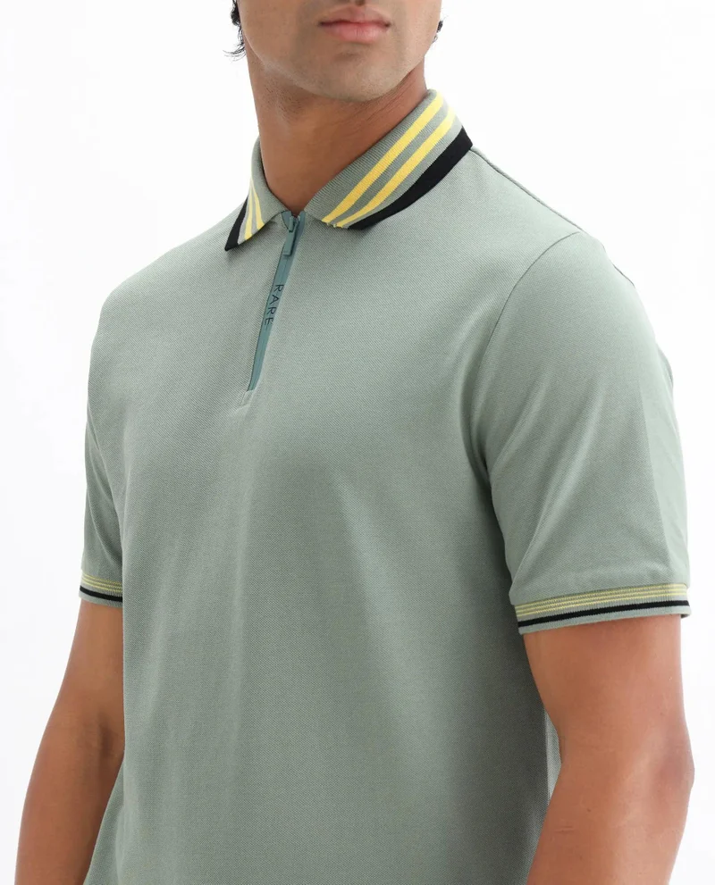 Rare Rabbit Men's Cotton Knitted Polo