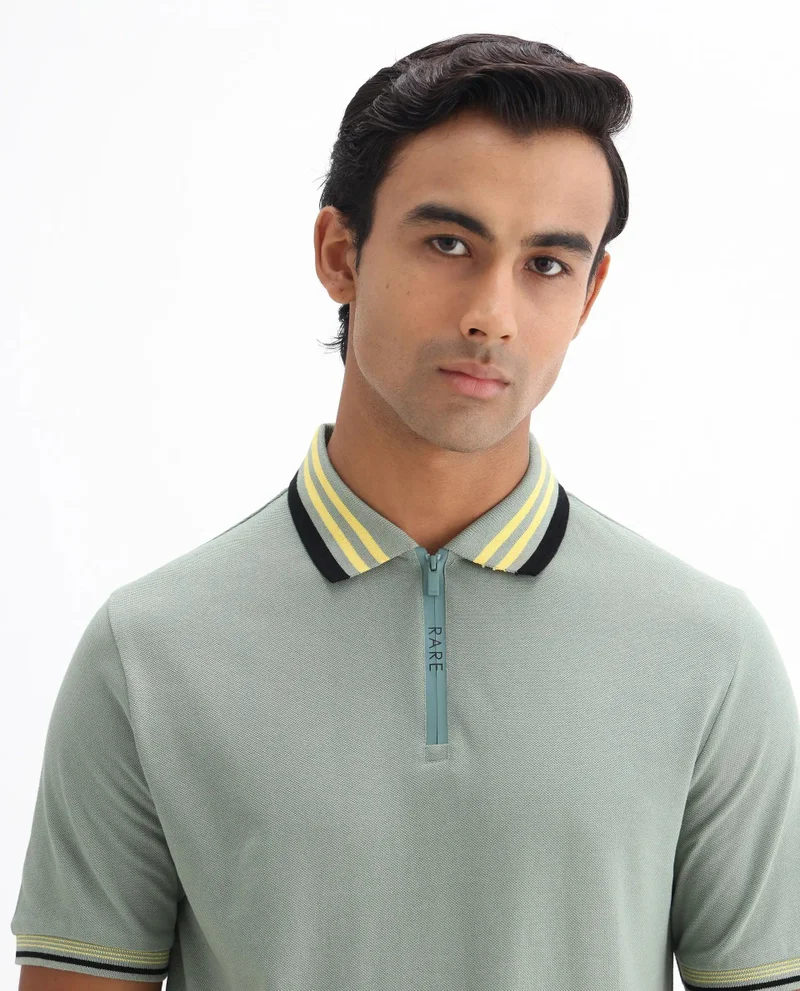 Rare Rabbit Men's Cotton Knitted Polo