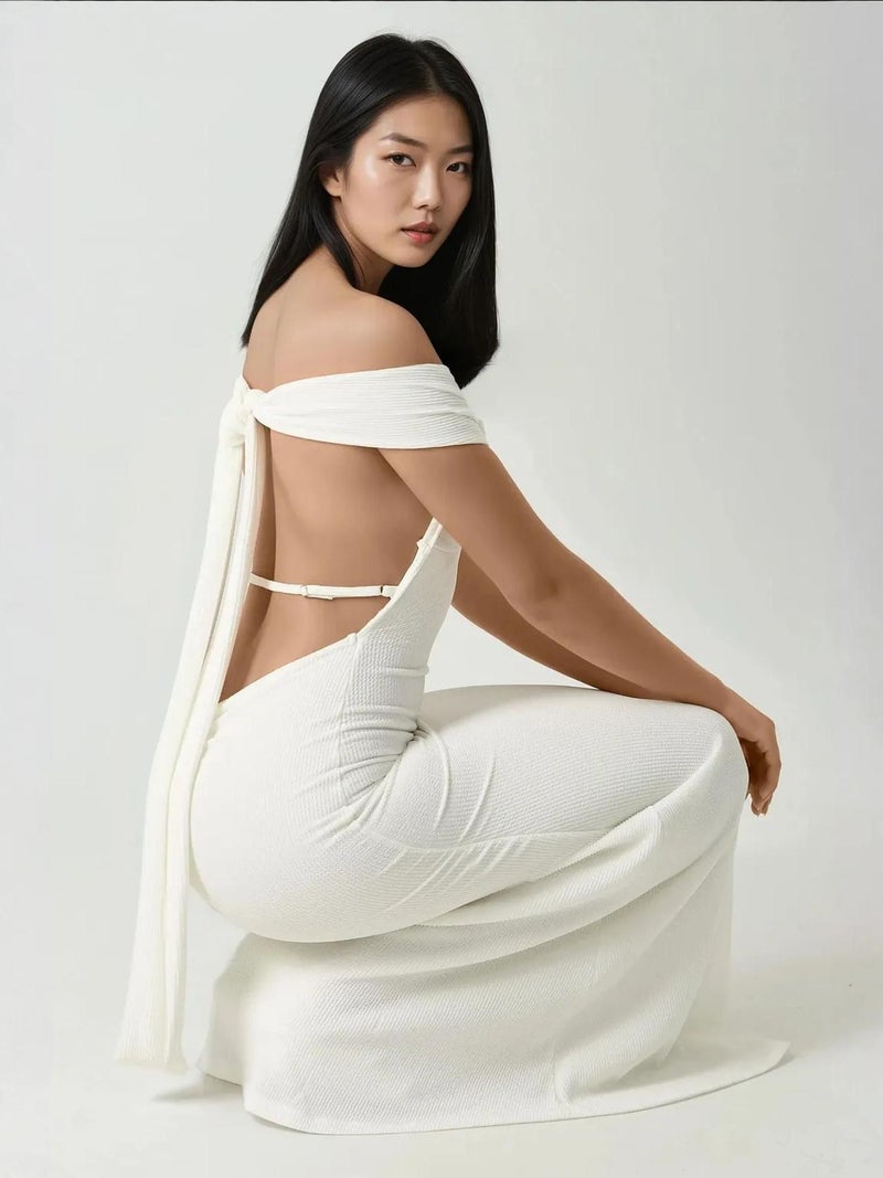 HICCUP Maxi Dress with Heart Collar - Image 2