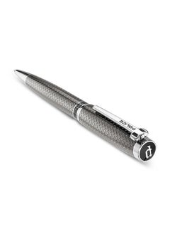POLICE Cooper.2 Textured Grey With Stainless Steel Trims Medium Drill Point Gents Pen  - Image 3