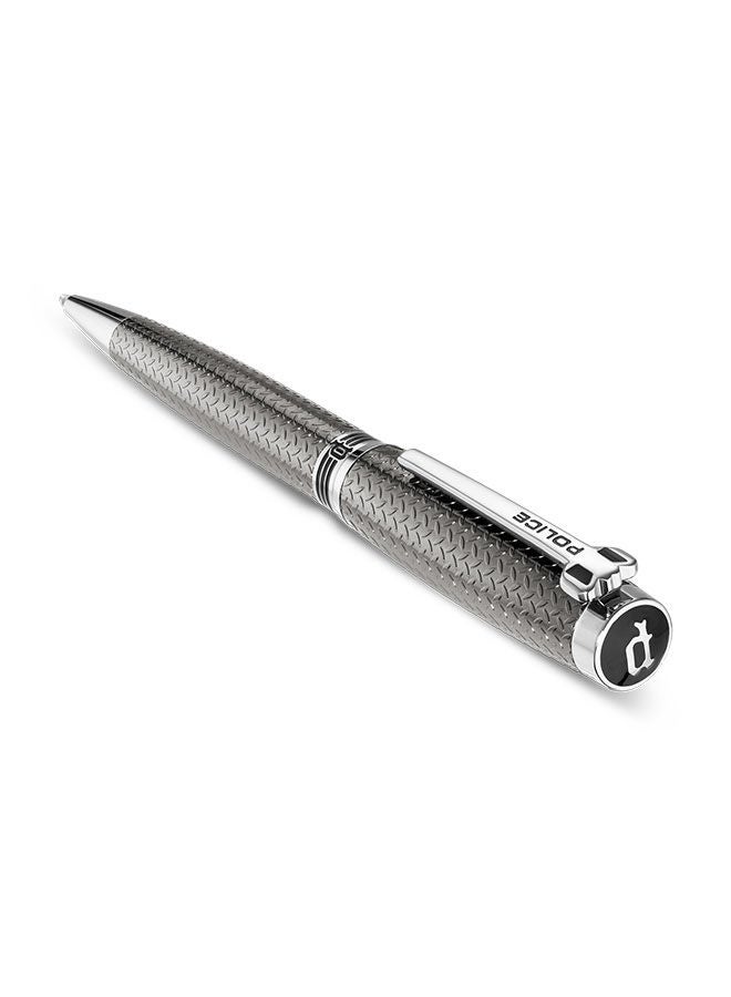 POLICE Silver Patterned Ballpoint Pen Elegant Design - Image 3