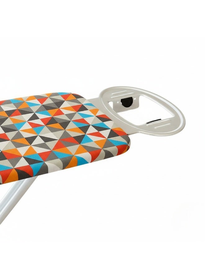 AIWANTO Folding Ironing Board 140x35cm – Adjustable Height Foldable Iron Stand with Stable Non-Wobble Metal Frame, Heat-Resistant Cover & Thick Felt Pad, Space-Saving Portable Ironing Table for Clothes, Laundry & Home Use - Image 3