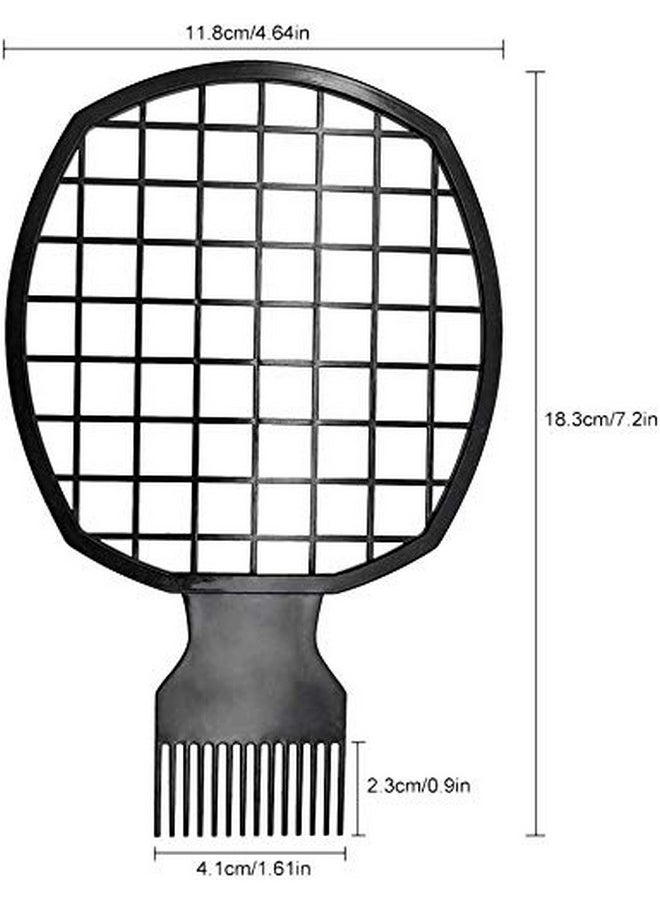 2 Pieces Twist Comb Curl Comb Twist Brush Afro Curl Comb Twist Hair Coils Comb Tool For Natural Hair