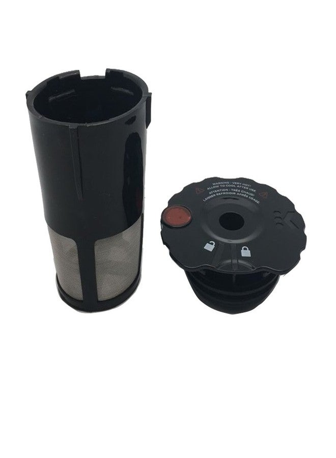 جويستار فلتران قهوة أسودان قابلان لإعادة الاستخدام لماكينة Keurig 119367 2.0 My K-Cup، موديل محدّث: سلسلة K200/K300/K400/K500، يعمل مع جميع ماكينات Keurig Plus (2) - Image 2