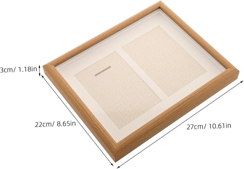 حالة عرض ميدالية خشبية للجوائز واللوحات تصميم مجوف ديكور المنزل والمكتب - Image 3