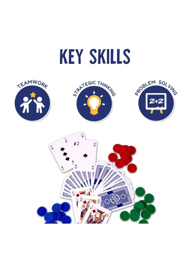 Sequence Classic Strategy Board Game, Foldable Board, Up to 12 Players, Ages 7+ - Image 3