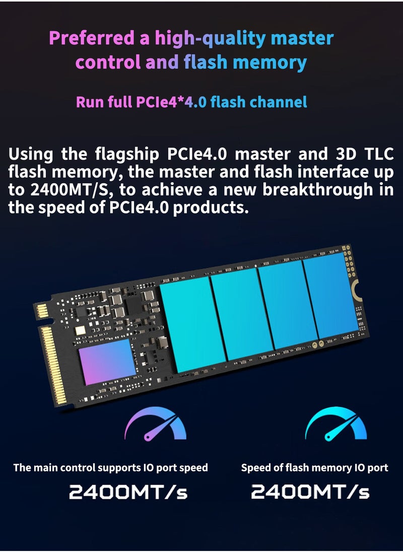 بريداتور - 1 تيرابايت 7200 ميجابايت / ثانية SSD PCIe NVMe Gen4 M.2 2280 ، محركات أقراص صلبة داخلية ، متوافقة مع PS5 ، كمبيوتر مكتبي ، كمبيوتر محمول ، بما في ذلك غرفة التبريد وأدوات التفكيك وتعليمات التثبيت - Image 1