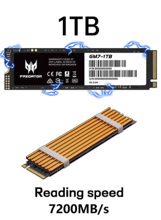 1TB With Free Gold Thin Heatsink（PC/PS5)