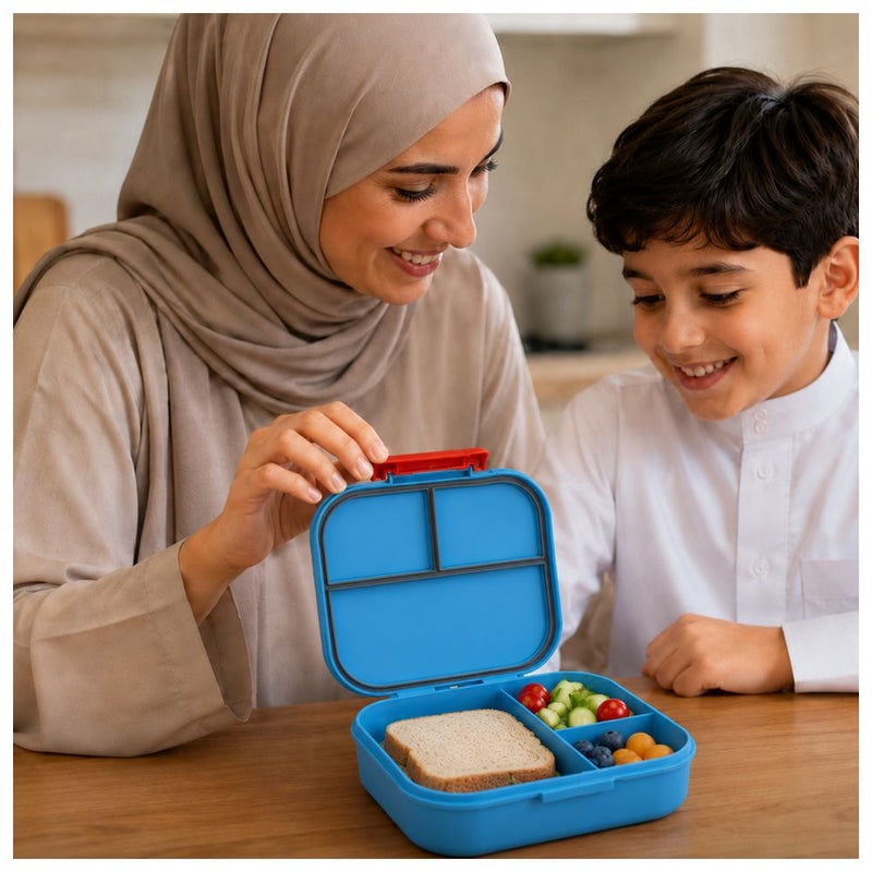 Bonbon - 3 Compartments Lunchbox with Cutlery - Car - Image 3