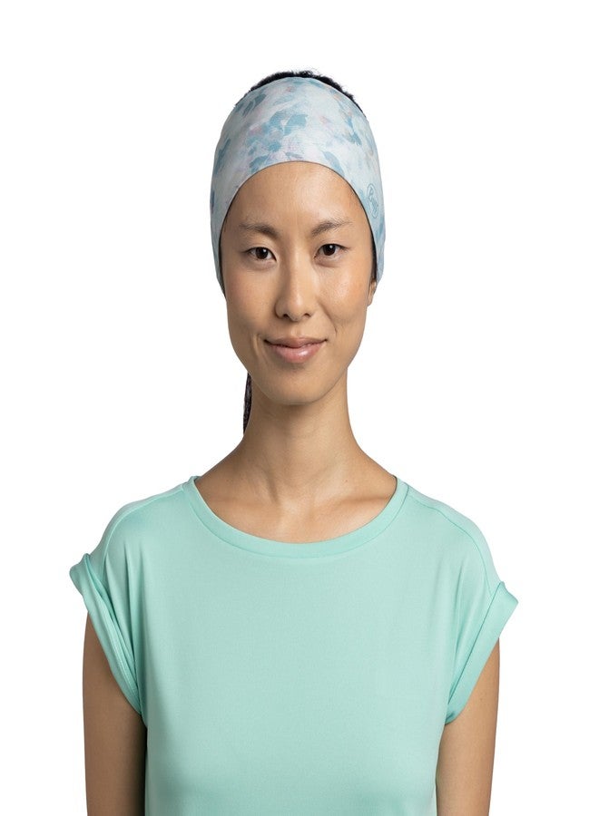 BUFF CoolNet UV Ellipse Headband, UPF 50 Sun Protection, Breathable, Cooling Hair Wrap, Versatile, Quick Dry Bandana, Luad Seagrove Green, Adult Size - Image 3