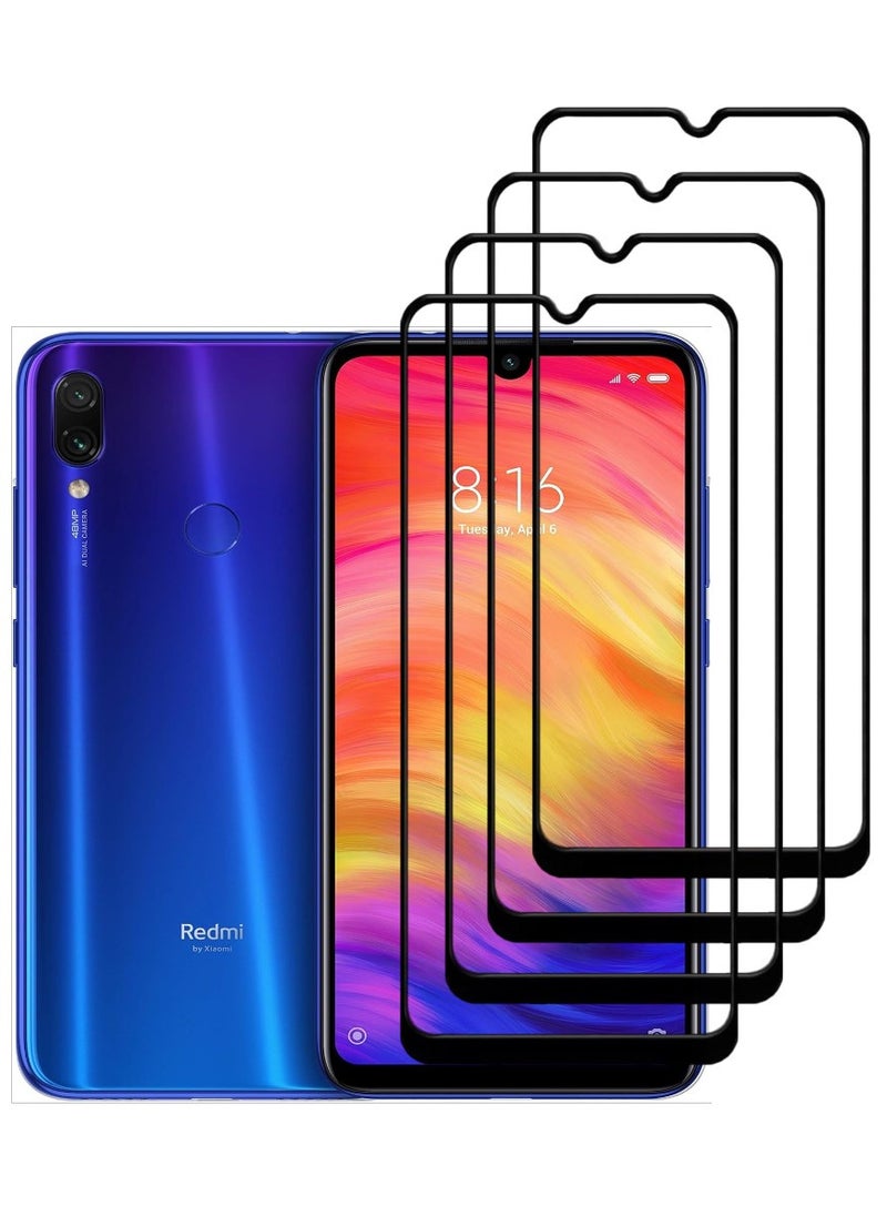 ACLIX 4 Pieces Antistatic ESD Dustproof Premium Quality High Definition Tempered Glass Screen Protector Designed For Xiaomi Redmi Note 7 - Image 1