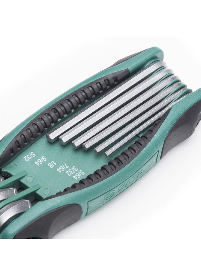 Sata SATA ST09122SJ 9-Piece SAE Hex Key Fold-Up Set  - Image 4