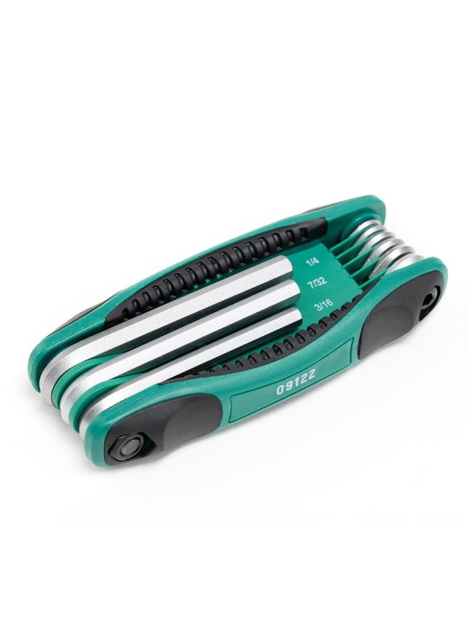 Sata SATA ST09122SJ 9-Piece SAE Hex Key Fold-Up Set  - Image 1
