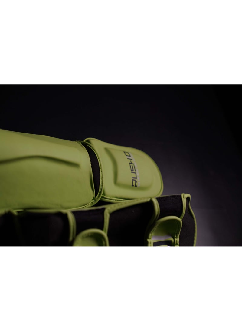 RUSHIO Shin Guard: Dare Collection / Engineered Leather - Image 1