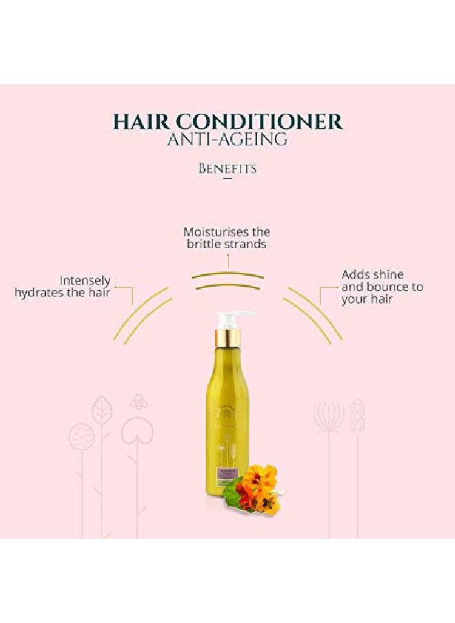 THE EARTH COLLECTIVE - Antiageing Hair Conditioner 200 ml Promotes Intense Hydration To dull Hair No Harmful Chemicals - Image 1