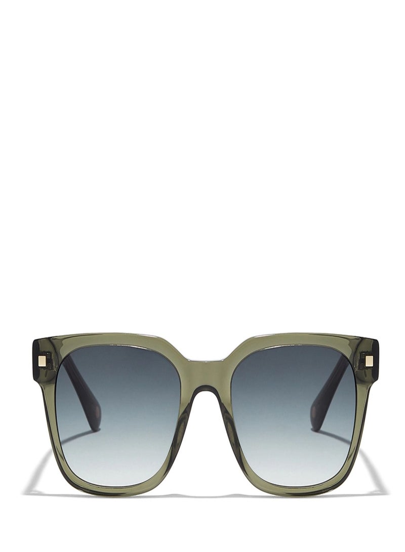 30Sundays 30Sundays Isle Unisex Sunglasses by eyewa, Olive Green  - Image 1