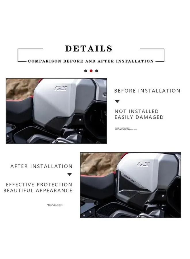 Black Set 3D Resin Tank Pad Sticker Kit For BMW R 1300 GS Adventure 2024 2025 - Image 5
