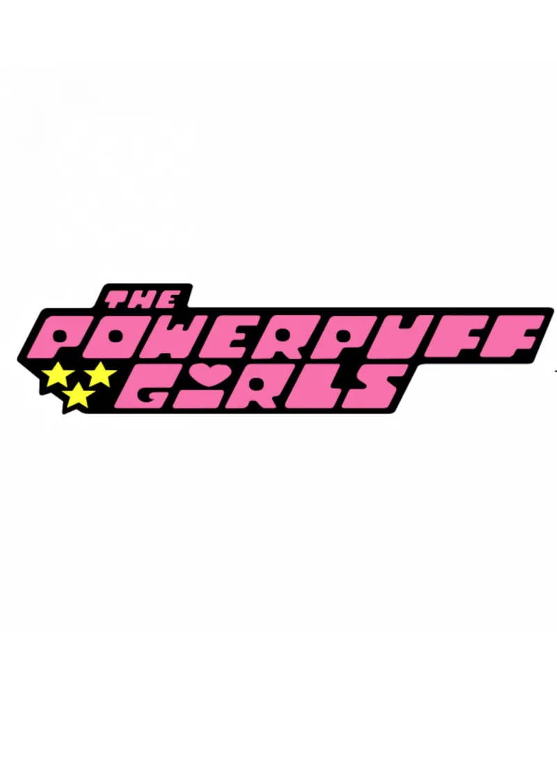 Typo Powerpuff Girls Jumbo Sticker