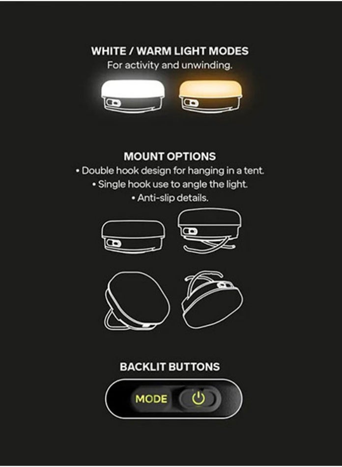 سيلفا فانوس تخييم مضيء - أزرق - Image 4