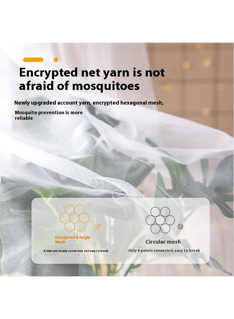 Bluejw Cartoon Pattern Design Lower Deck Zipper Bed Curtain With Mosquito Net - Image 4