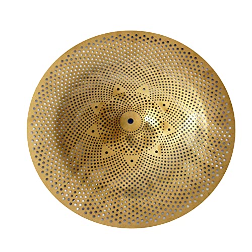 Arborea Low Volume Cymbal 18" China Mute Golden Drum Cymbal For Practice - Image 2