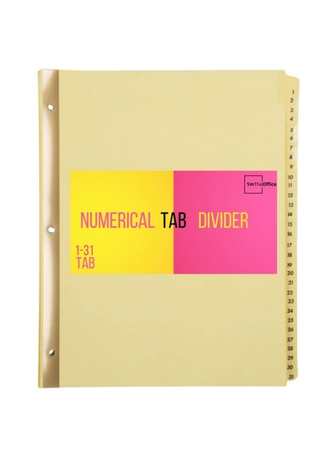 Numbered Tab Dividers131 Tab Dividers Binder Dividers Binder Dividers With Tabs Number File Dividers Binder Number Dividers Letter Size