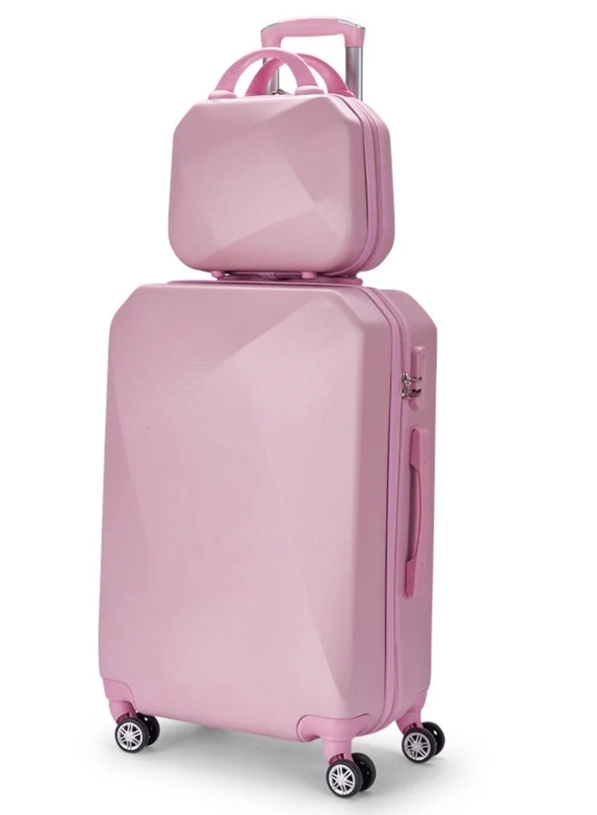 Limra Hardside 6 Piece Luggage Trolley Set Pink