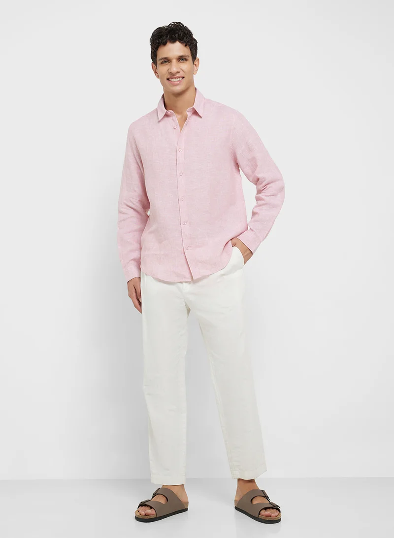 روبرت وود Linen Shirt