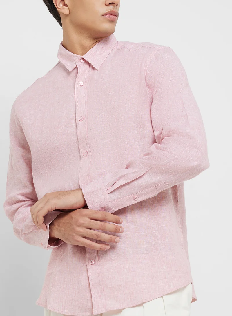 روبرت وود Linen Shirt