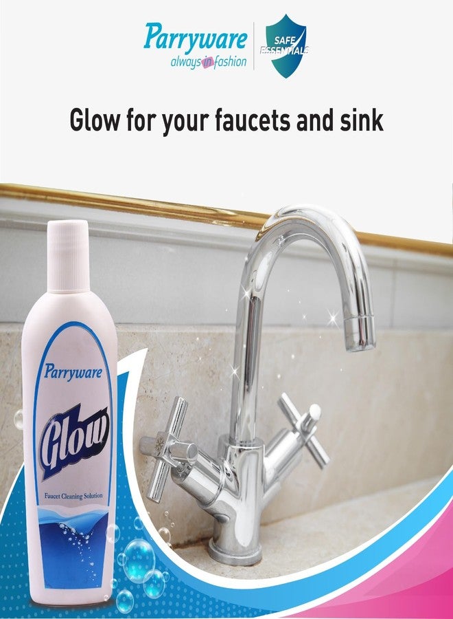 Parryware Glow Tap & Faucet cleaner - Pack of 4 I Tap cleaner for bathroom I Hard water stain remover I Limescale remover I Tap Stain Remover | T992499 - Image 4