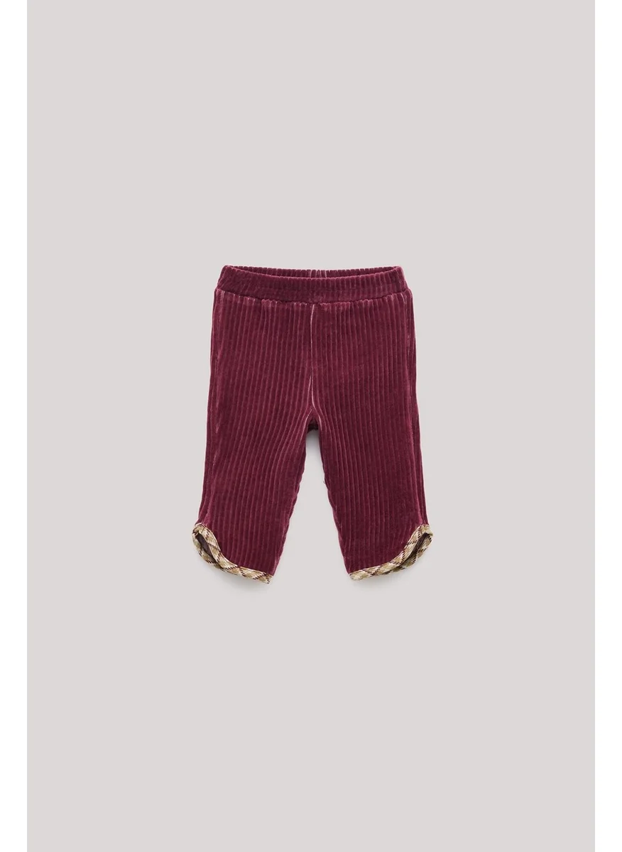 Layette Bg Store Baby Boy Burgundy Trousers