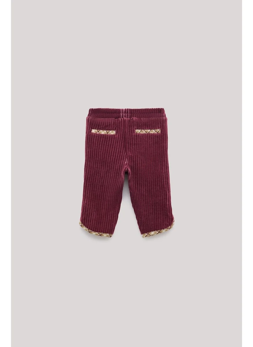 Layette Bg Store Baby Boy Burgundy Trousers