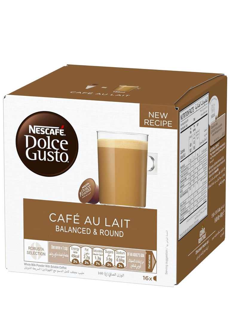 Dolce Gusto Nescafe Cafe Au Lait Coffee Capsules (48 Capsules) - Image 4