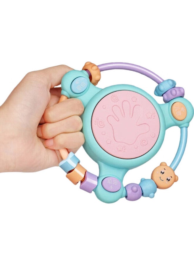 Mkbibi Baby Toy, 0-1 Year Old Hand Drum, Infant Early Education, Bead Rattle, Musical Pat Drum, 6816 - Image 2
