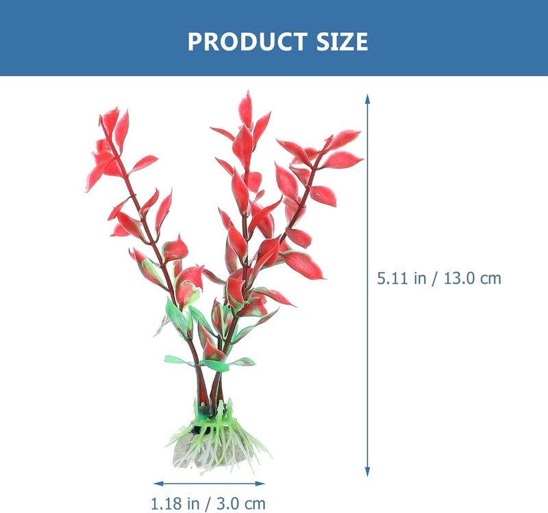 10pcs Artificial Aquarium Plants Fish Tank Grass Decor Plastic Underwater Plants for Aquarium Landscape Decoration Random Style - Image 2