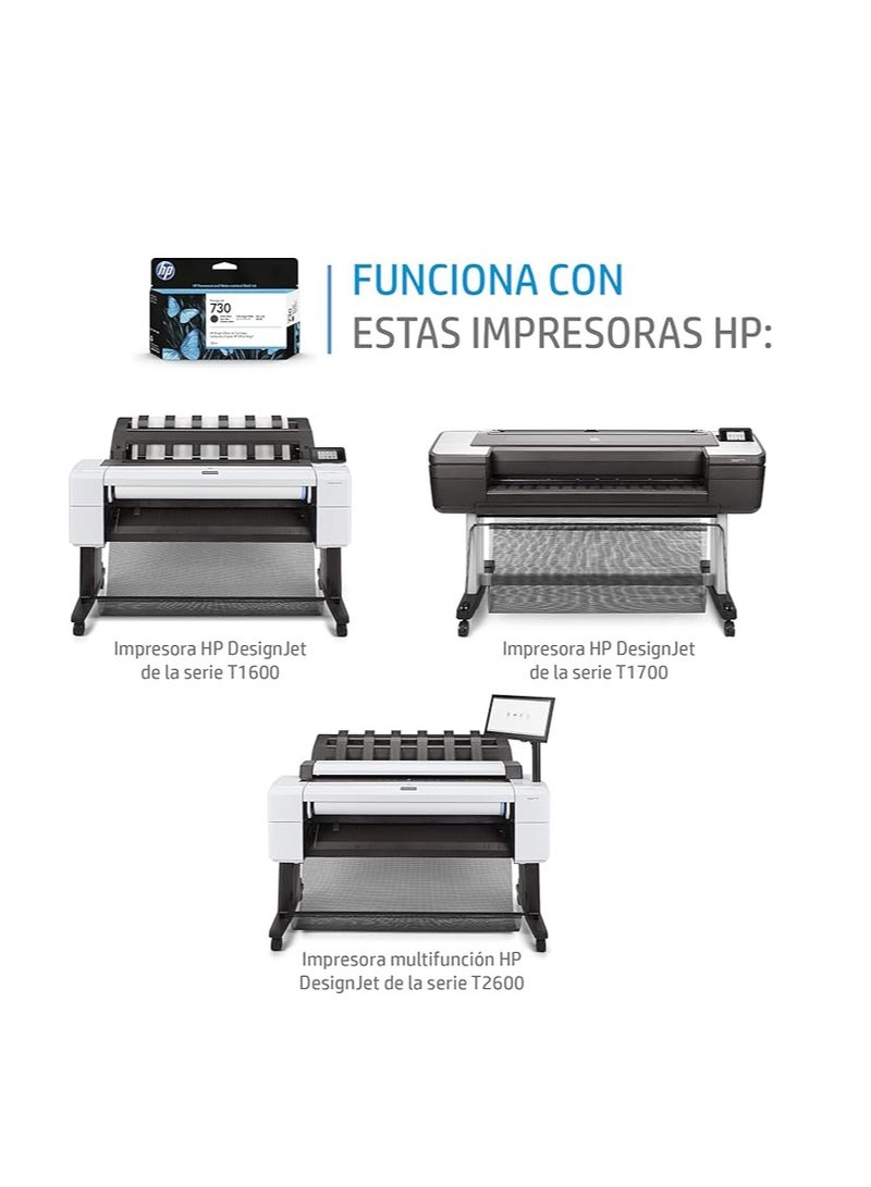 HP 730 (Hewlett Packard) Original P2V66A HP 730 130-ml DesignJet Ink Cartridge, Gray - Image 3