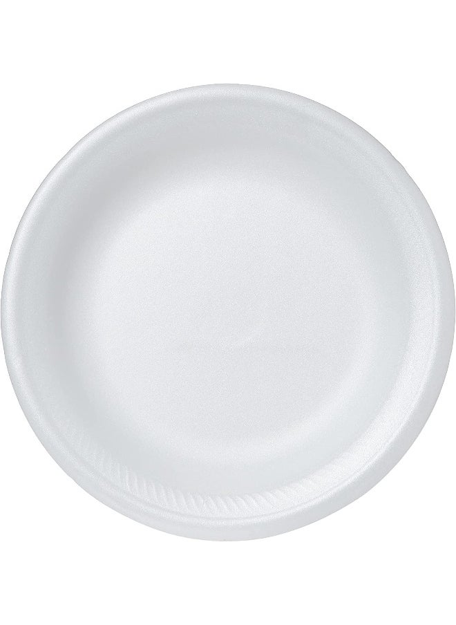 ALSAQER Alsaqer Disposable Round Foam Plate 10 inches white Pack, 25 Pieces  - Image 2