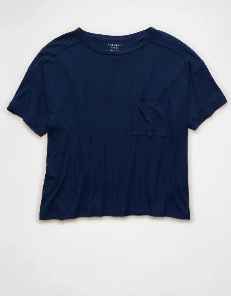 American Eagle  AE Soft & Sexy Pocket T-Shirt for Women | Best Price UAE