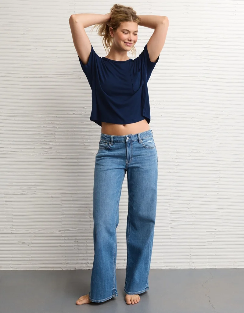 American Eagle  AE Soft & Sexy Pocket T-Shirt for Women | Best Price UAE