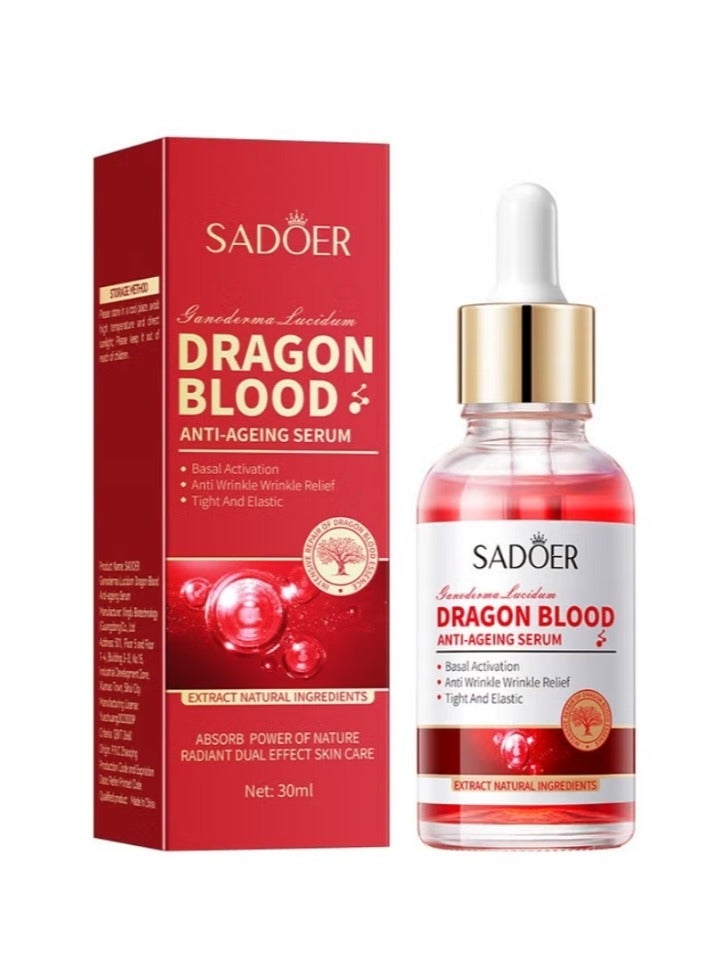 سادور مجموعة سيروم دم التنين المضاد للشيخوخة 30 مل وكريم دم التنين المضاد للشيخوخة للوجه 50 جم - Image 2
