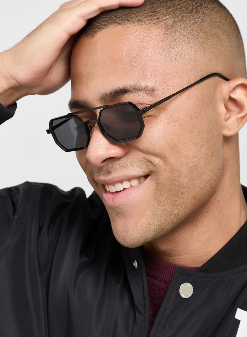 Seventy Five Casual Square Aviator Sunglasses