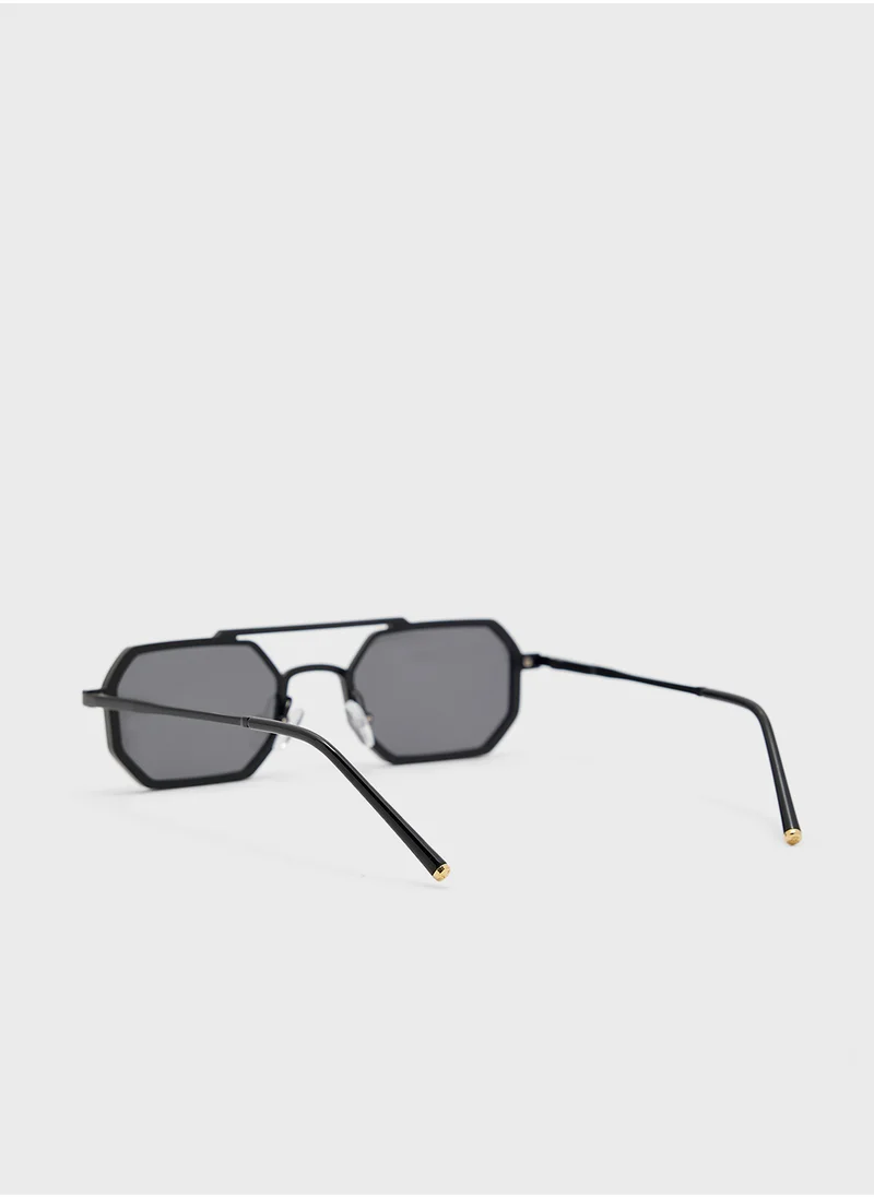 Seventy Five Casual Square Aviator Sunglasses