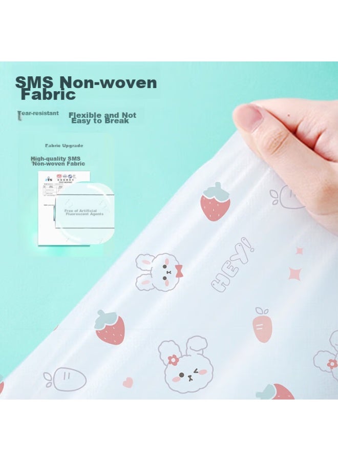 Sometimes, A Disposable Four-piece Bedding Set Including A Bed Sheet, Duvet Cover, Pillowcases, And Travel Bedding For Hotels, With A Pattern That Prevents Stains. - Image 1