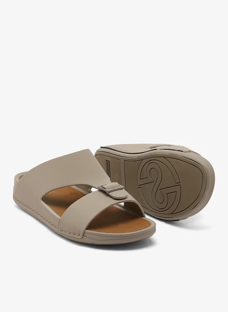 Comfort Plus KHAKI Classic Comfort Arabian Sandals for Men | Best Price UAE