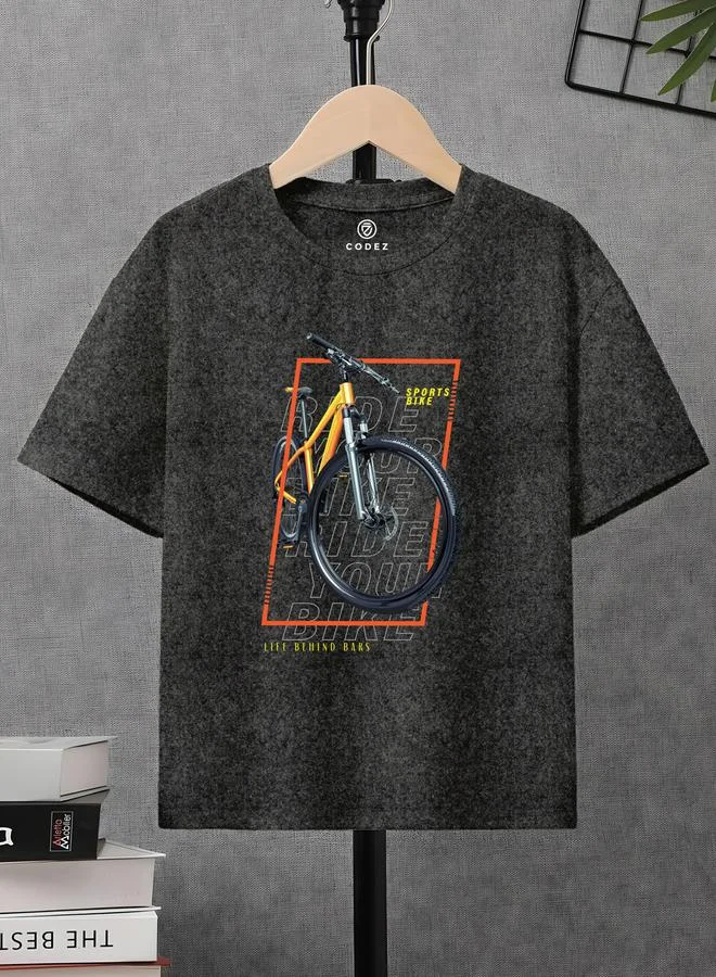 كوديز تيشيرت مطبع بطبعة جرافيك