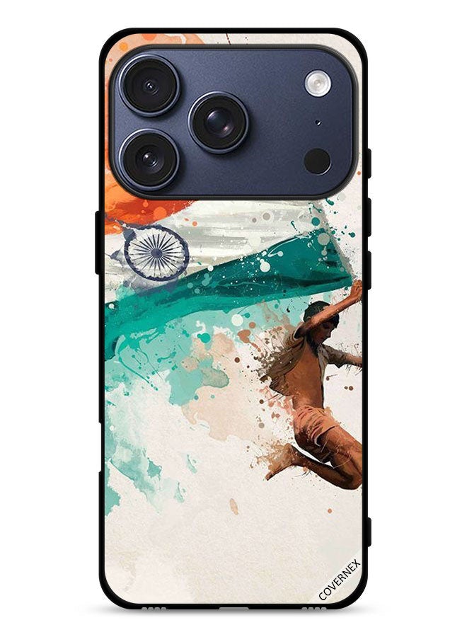 Covernex Apple iPhone 17 Pro Protective Case Cover Holding India Flag While Flying - Image 1